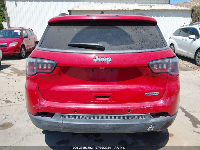 2018 Jeep Compass Latitude Fwd VIN: 3C4NJCBB2JT212972 Lot: 39993893