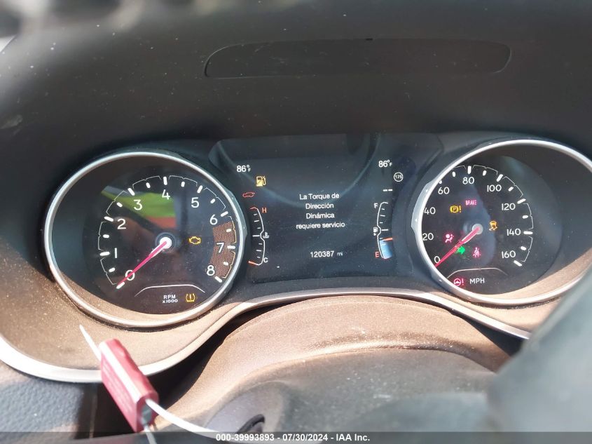 2018 Jeep Compass Latitude Fwd VIN: 3C4NJCBB2JT212972 Lot: 39993893