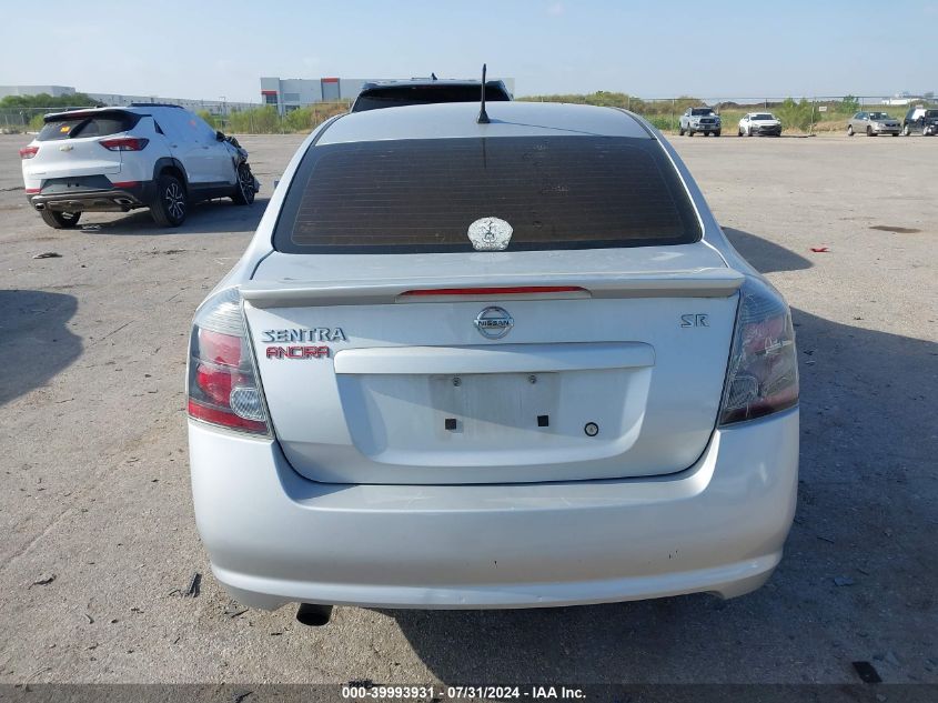 2010 Nissan Sentra 2.0Sr VIN: 3N1AB6AP7AL671301 Lot: 39993931