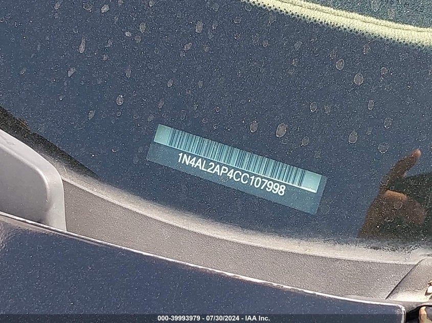 1N4AL2AP4CC107998 2012 Nissan Altima 2.5 S