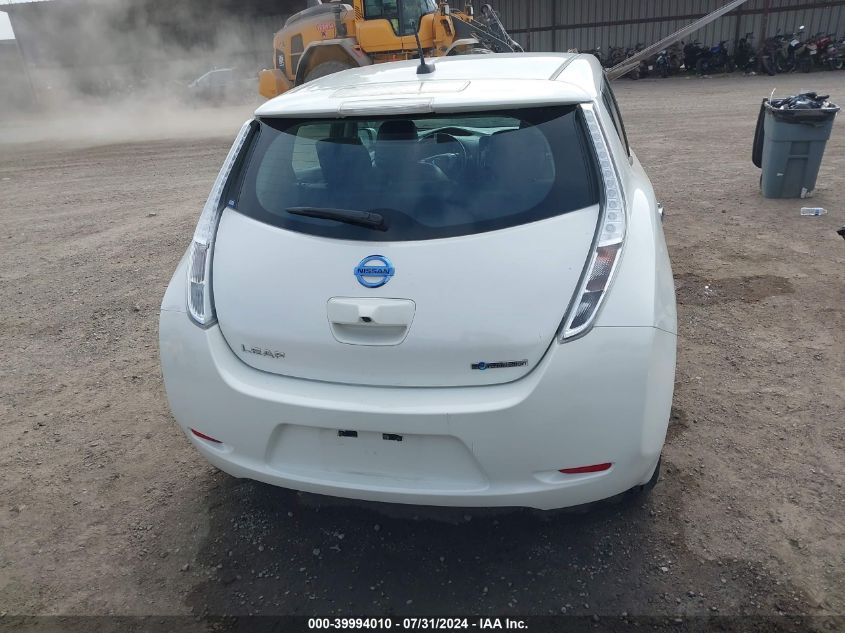 2015 Nissan Leaf Sl VIN: 1N4AZ0CP3FC324995 Lot: 39994010