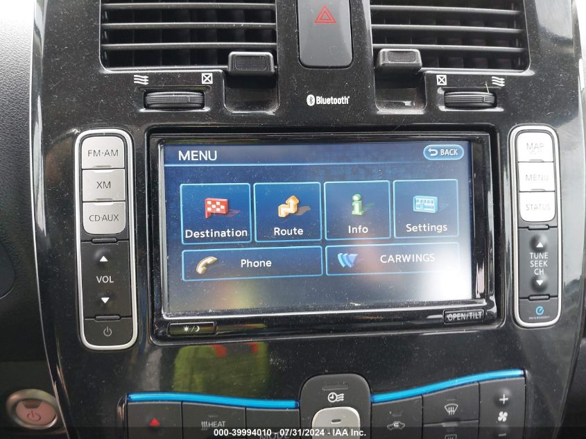 2015 Nissan Leaf Sl VIN: 1N4AZ0CP3FC324995 Lot: 39994010