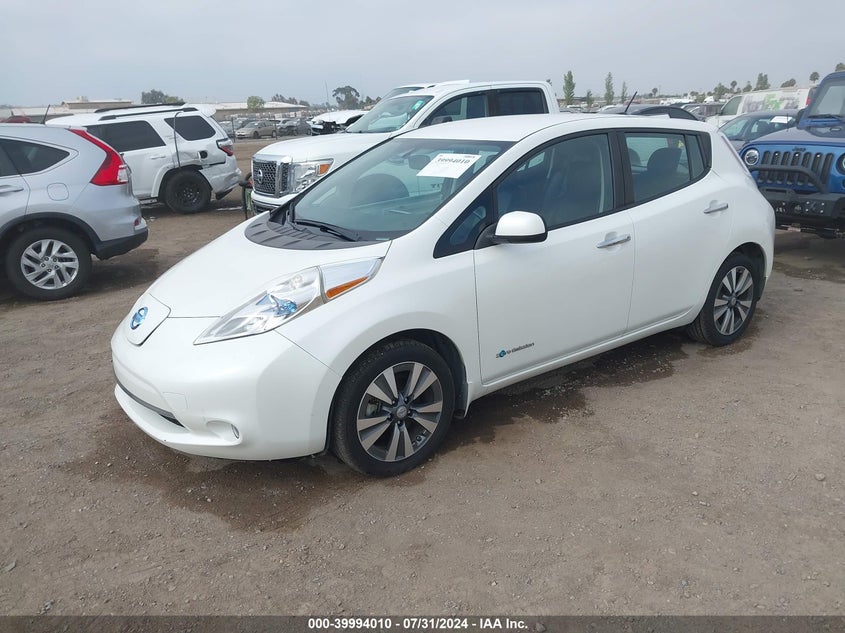 2015 Nissan Leaf Sl VIN: 1N4AZ0CP3FC324995 Lot: 39994010