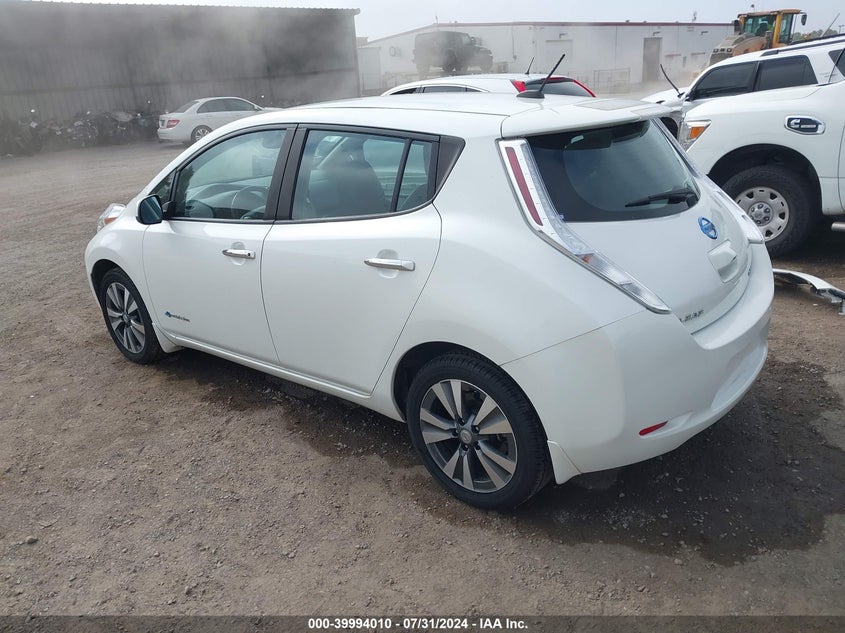 2015 Nissan Leaf Sl VIN: 1N4AZ0CP3FC324995 Lot: 39994010