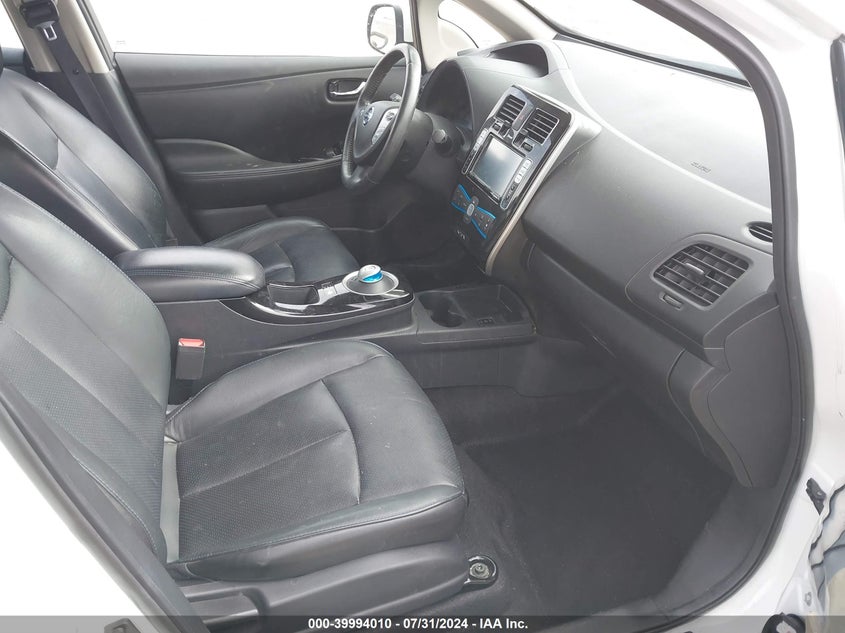 2015 Nissan Leaf Sl VIN: 1N4AZ0CP3FC324995 Lot: 39994010