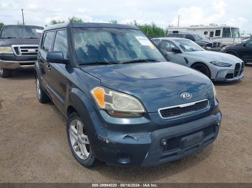 2011 Kia Soul + VIN: KNDJT2A2XB7346560 Lot: 39994020