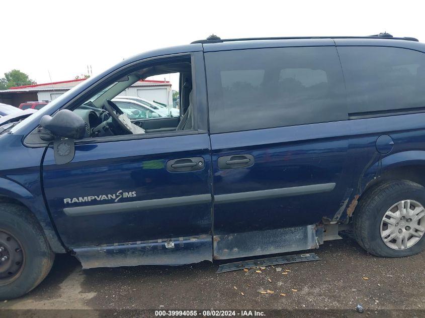 2005 Dodge Grand Caravan Se VIN: 1D4GP24R65B245804 Lot: 39994055