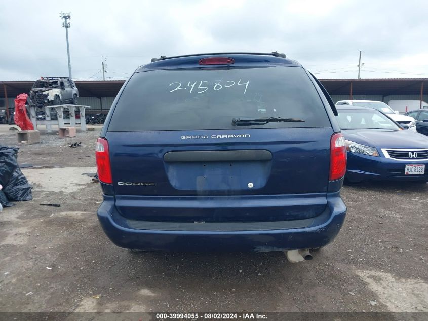 2005 Dodge Grand Caravan Se VIN: 1D4GP24R65B245804 Lot: 39994055