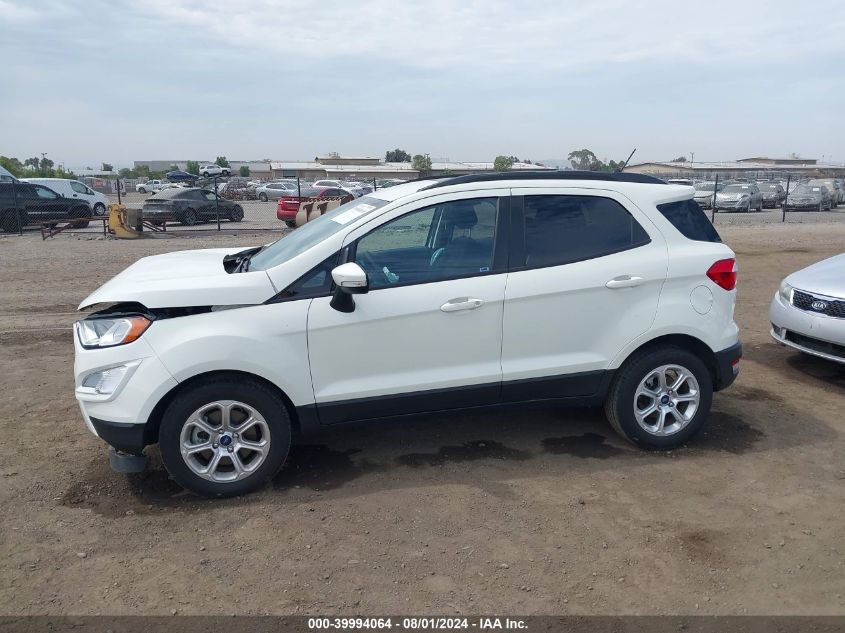 2021 Ford Ecosport Se VIN: MAJ3S2GE9MC444119 Lot: 39994064