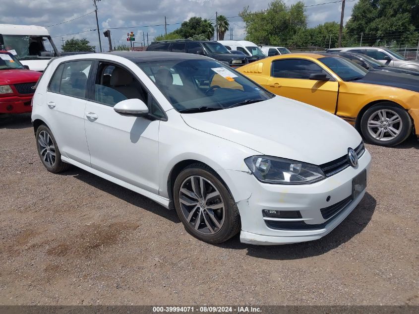 3VW217AU8FM007460 2015 VOLKSWAGEN GOLF - Image 1