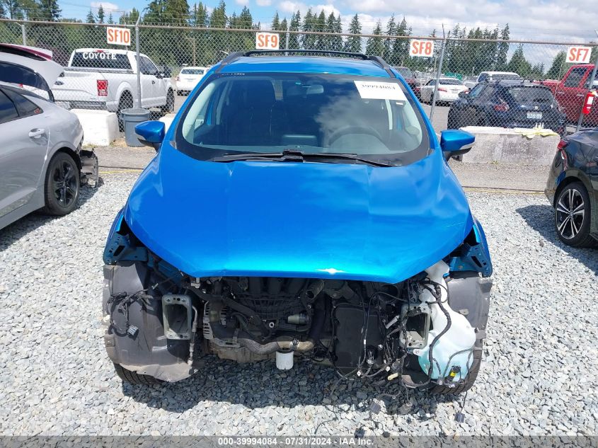 2018 Ford Ecosport Se VIN: MAJ6P1UL3JC233604 Lot: 39994084