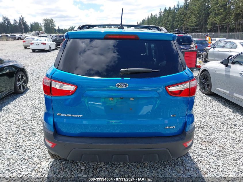 2018 Ford Ecosport Se VIN: MAJ6P1UL3JC233604 Lot: 39994084