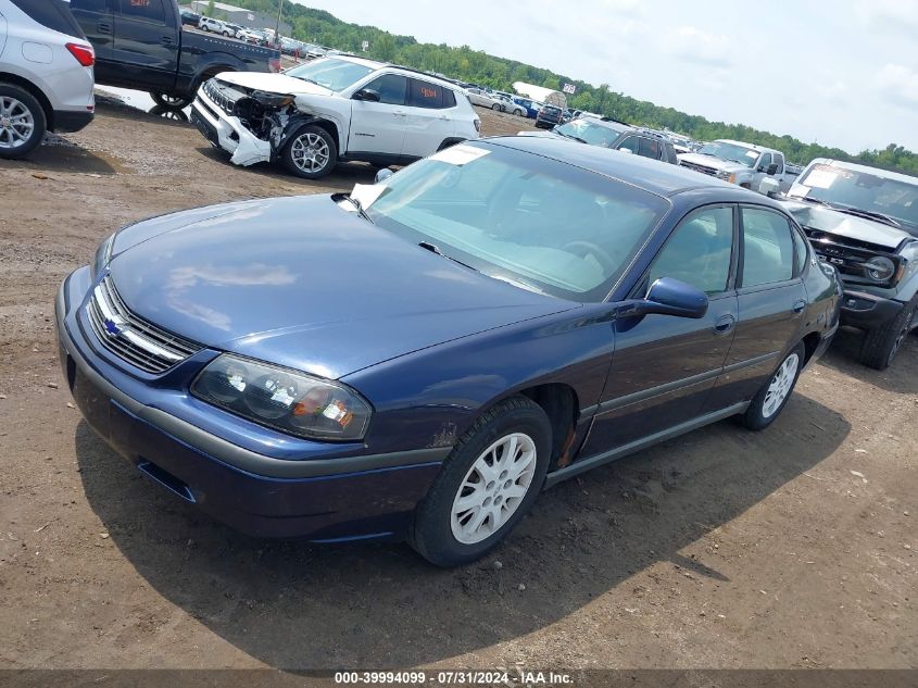 2G1WF52E129175650 | 2002 CHEVROLET IMPALA