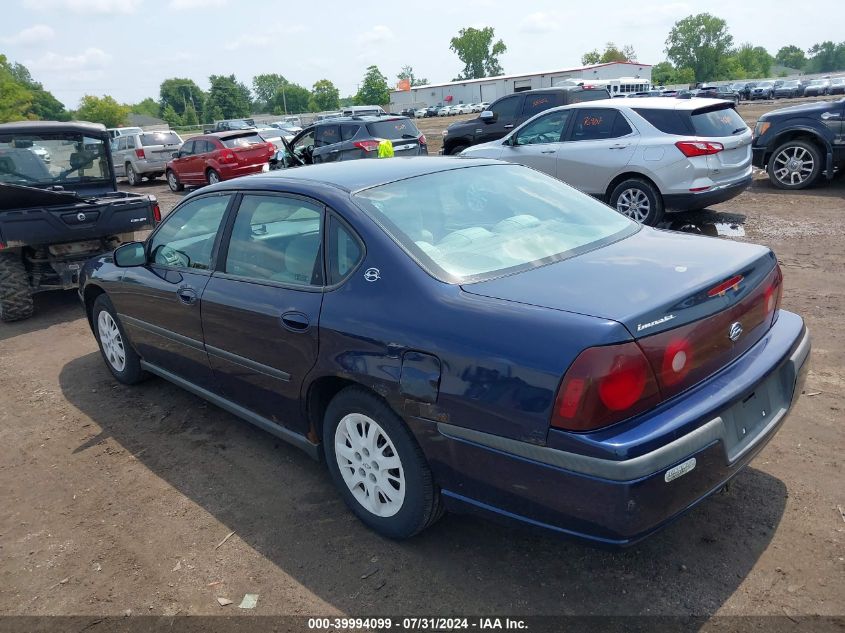 2G1WF52E129175650 | 2002 CHEVROLET IMPALA