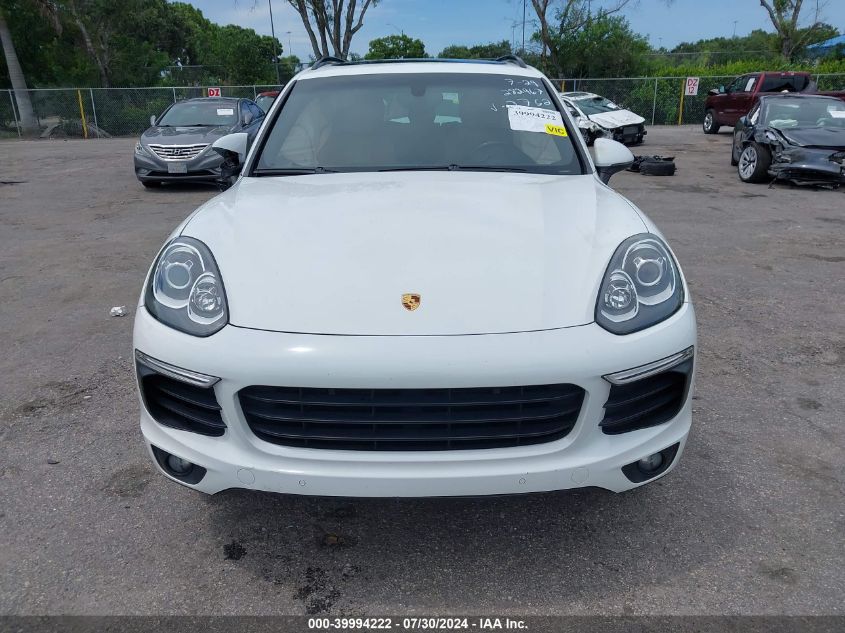 2016 Porsche Cayenne E-Hybrid S VIN: WP1AE2A22GLA62752 Lot: 39994222