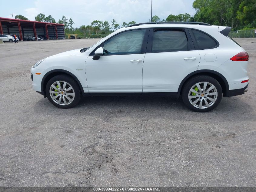 2016 Porsche Cayenne E-Hybrid S VIN: WP1AE2A22GLA62752 Lot: 39994222