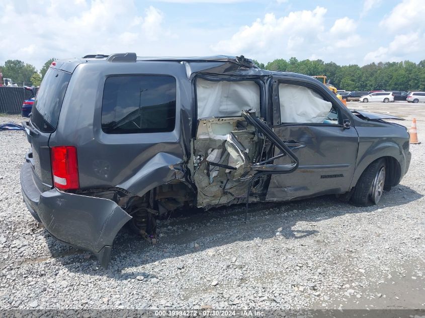 2011 Honda Pilot Ex-L VIN: 5FNYF3H57BB021631 Lot: 39994272