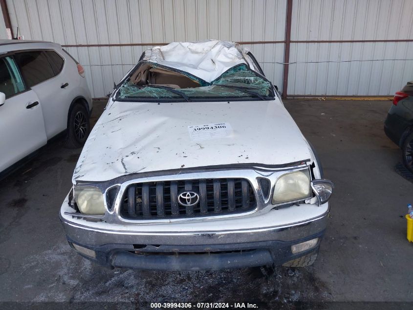 2002 Toyota Tacoma VIN: 5TEWM72N82Z886359 Lot: 39994306