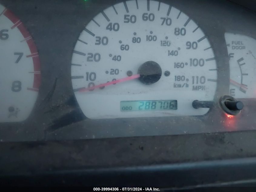 2002 Toyota Tacoma VIN: 5TEWM72N82Z886359 Lot: 39994306