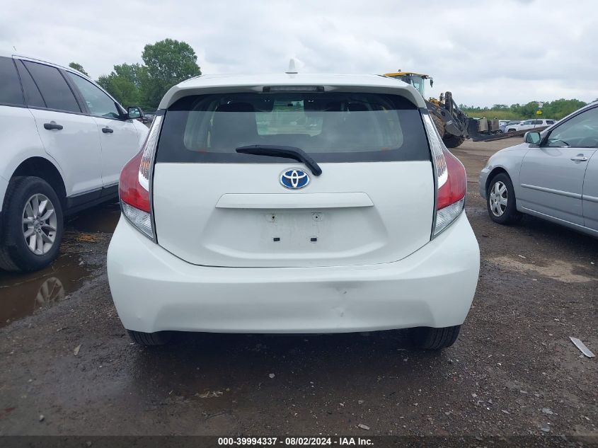 2015 Toyota Prius C One VIN: JTDKDTB31F1582117 Lot: 39994337