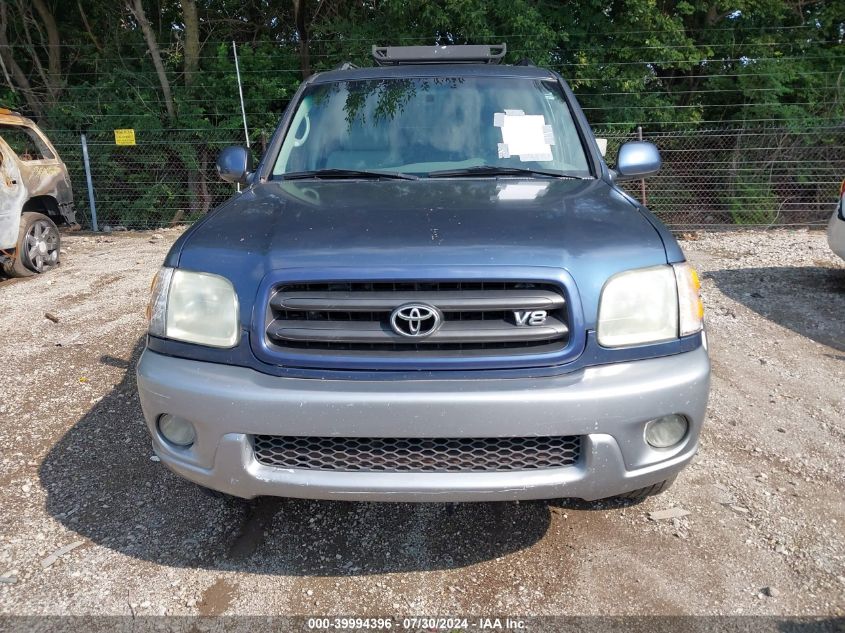 2002 Toyota Sequoia Sr5 V8 VIN: 5TDZT34A02S083514 Lot: 39994396