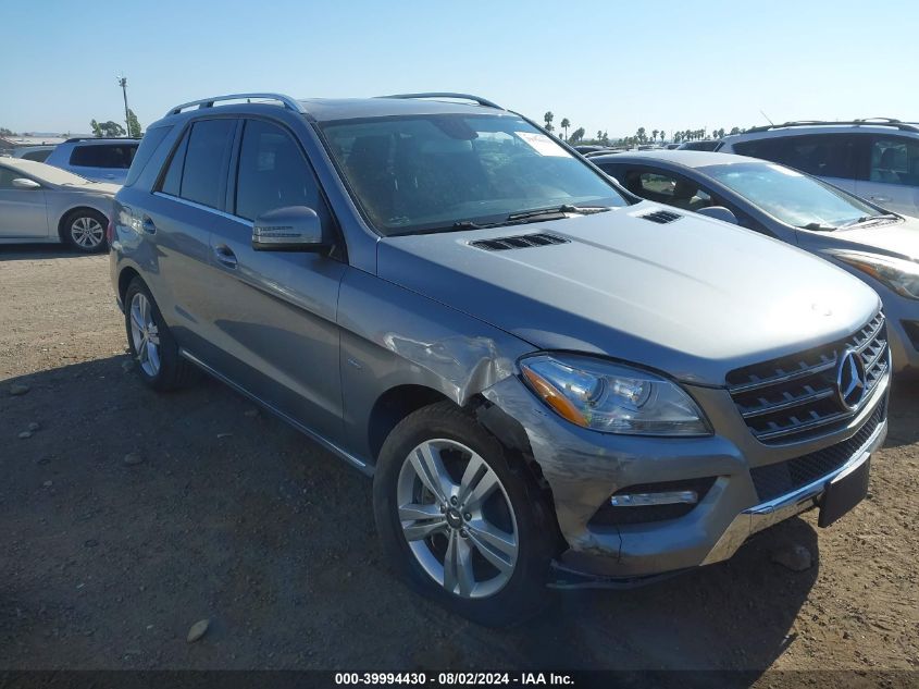 2012 Mercedes-Benz Ml 350 4Matic VIN: 4JGDA5HB1CA025470 Lot: 39994430