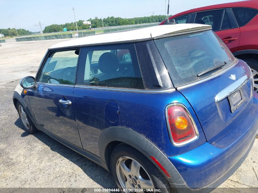 WMWMF33569TT68460 | 2009 MINI COOPER