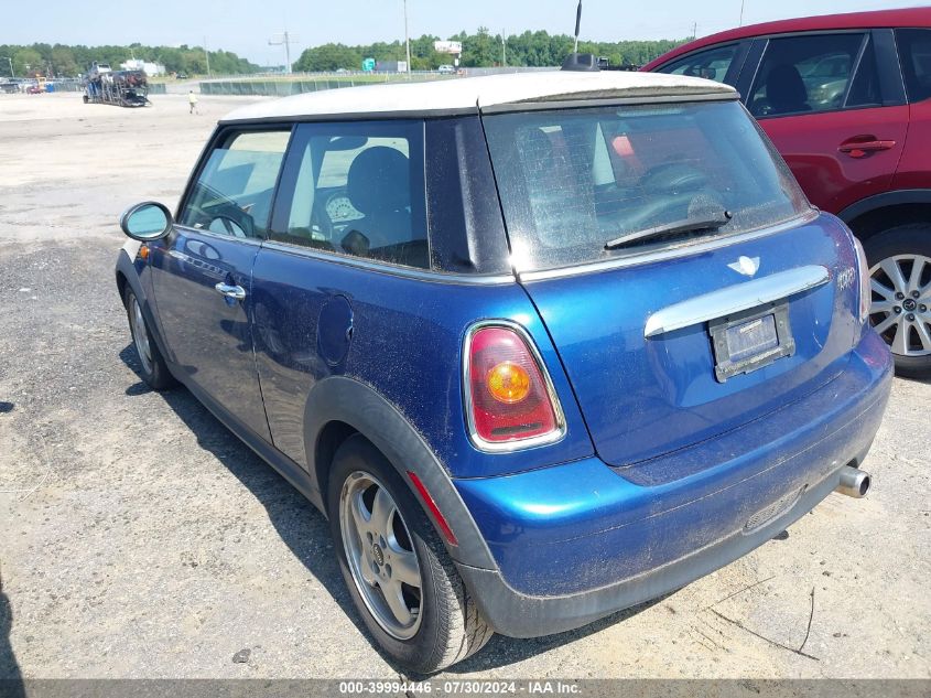 WMWMF33569TT68460 | 2009 MINI COOPER