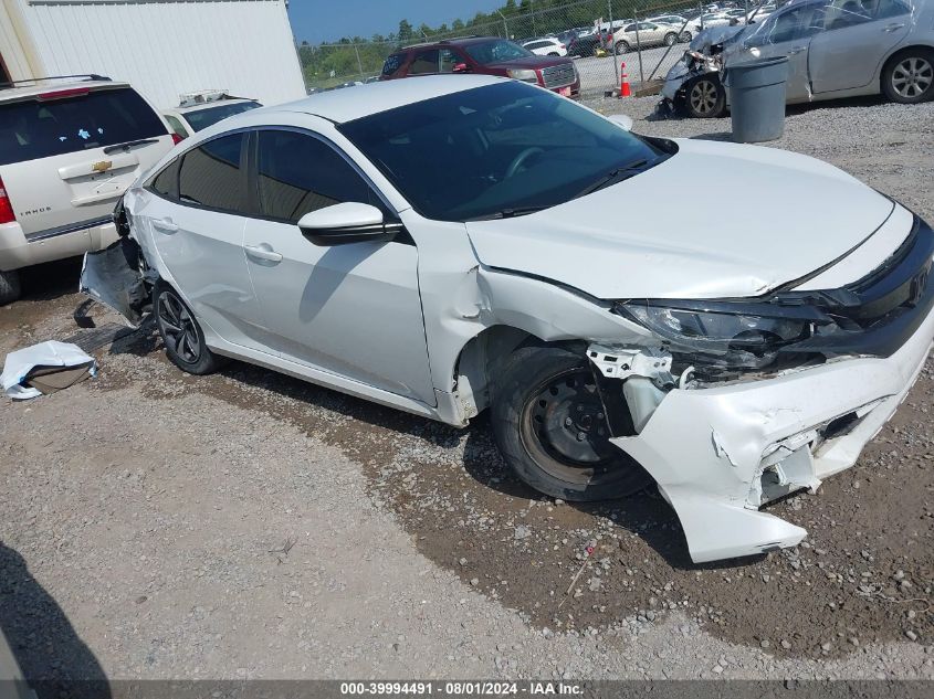 2020 Honda Civic Lx VIN: 19XFC2F68LE014555 Lot: 39994491