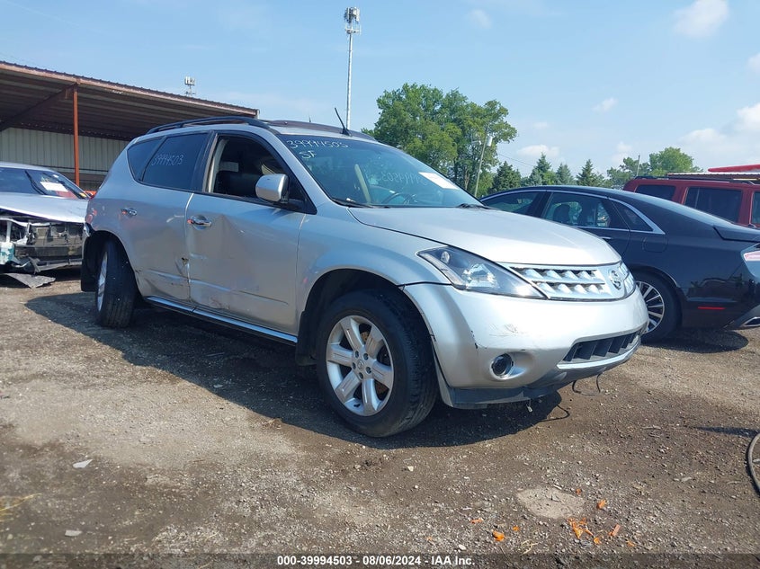 2006 Nissan Murano Sl/Se/S VIN: JN8AZ08W36W526524 Lot: 39994503