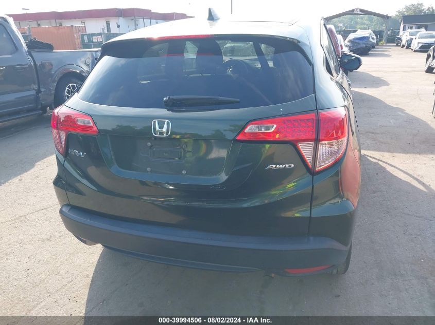 2016 Honda Hr-V Ex VIN: 3CZRU6H51GM765279 Lot: 39994506