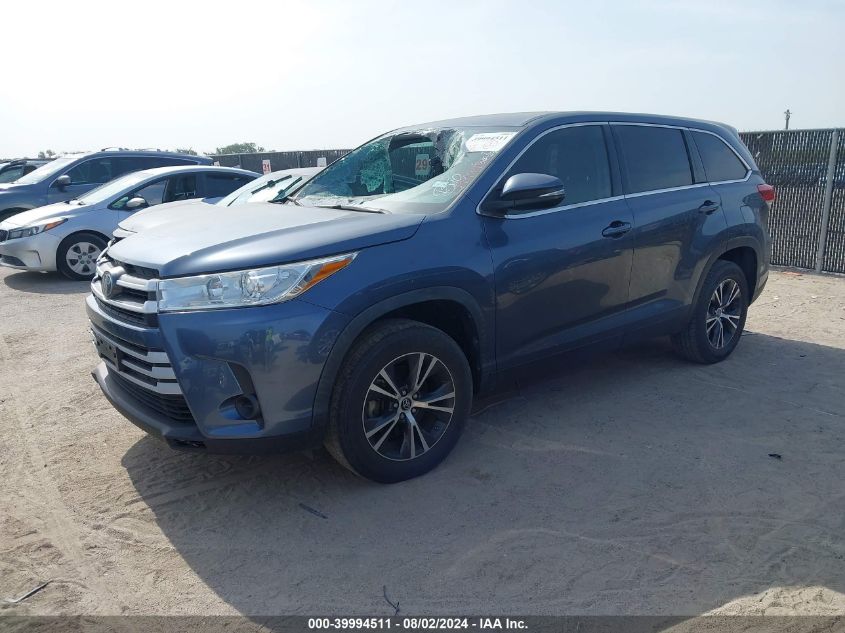 5TDZARFH9KS049980 2019 TOYOTA HIGHLANDER - Image 2