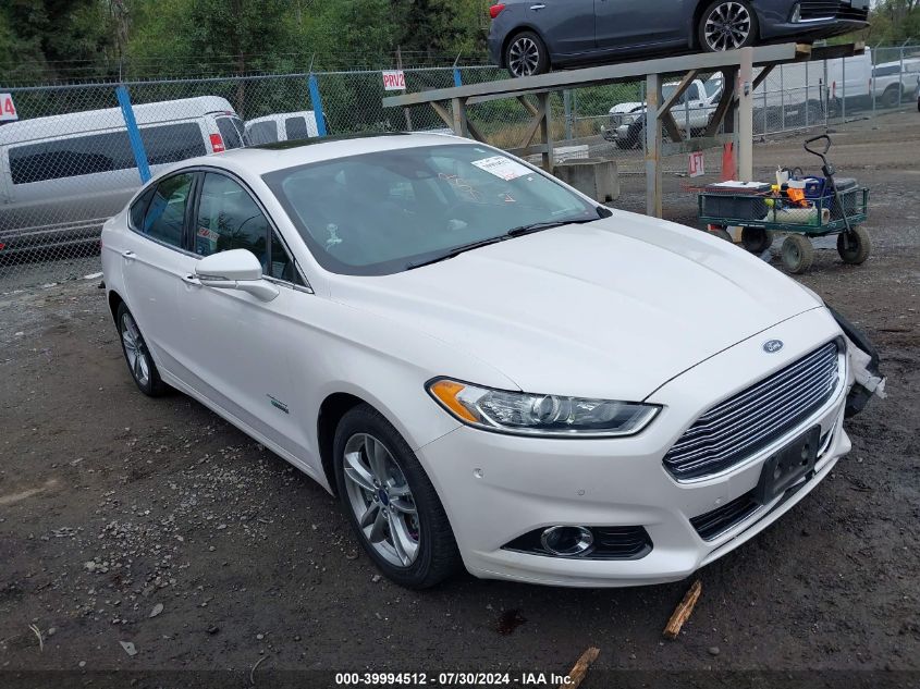 2016 Ford Fusion Energi Titanium VIN: 3FA6P0SU8GR329793 Lot: 39994512