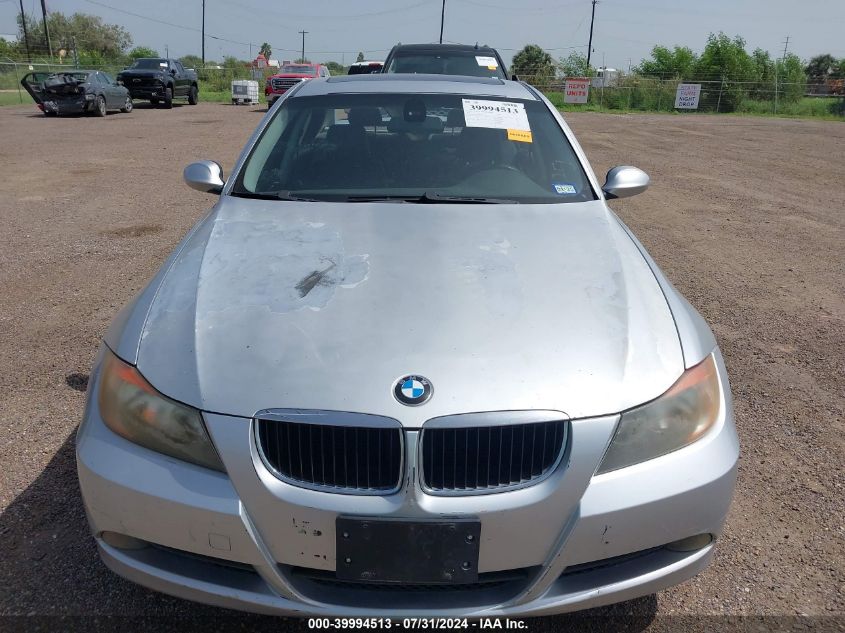 2007 BMW 328I VIN: WBAVA375X7NL11886 Lot: 39994513
