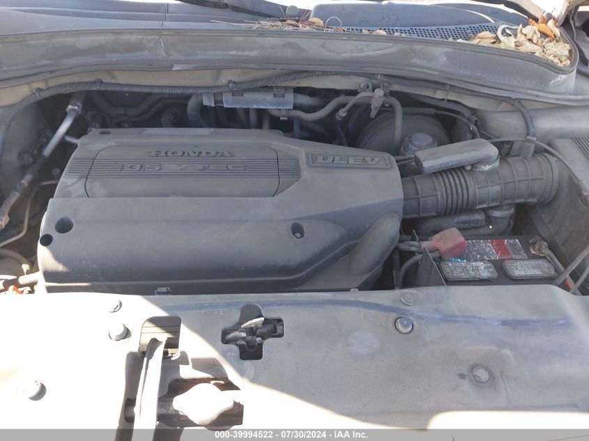 2003 Honda Pilot Ex-L VIN: 2HKYF18523H600310 Lot: 39994522