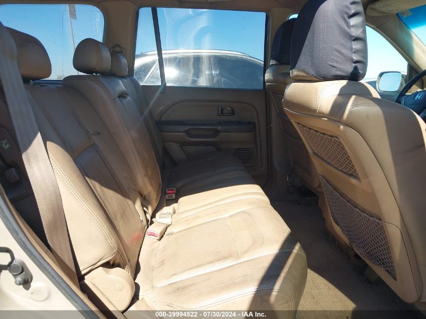 2003 Honda Pilot Ex-L VIN: 2HKYF18523H600310 Lot: 39994522