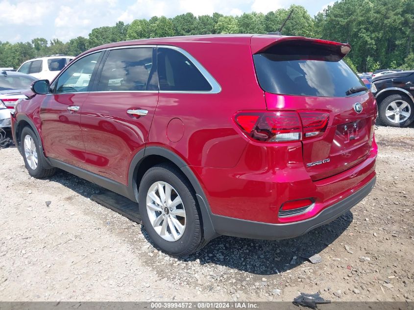 2019 KIA SORENTO 2.4L LX - 5XYPG4A3XKG501646