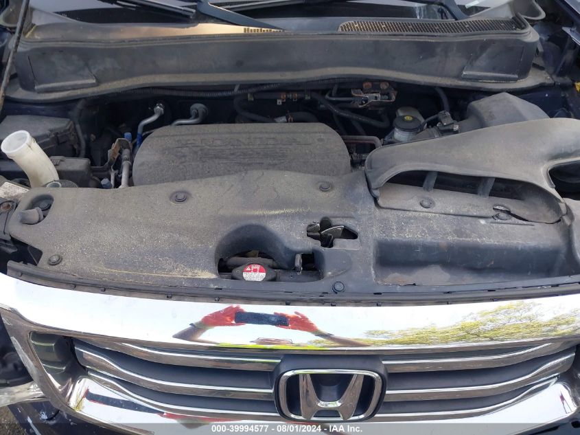 2012 Honda Pilot Ex-L VIN: 5FNYF4H53CB077315 Lot: 39994577