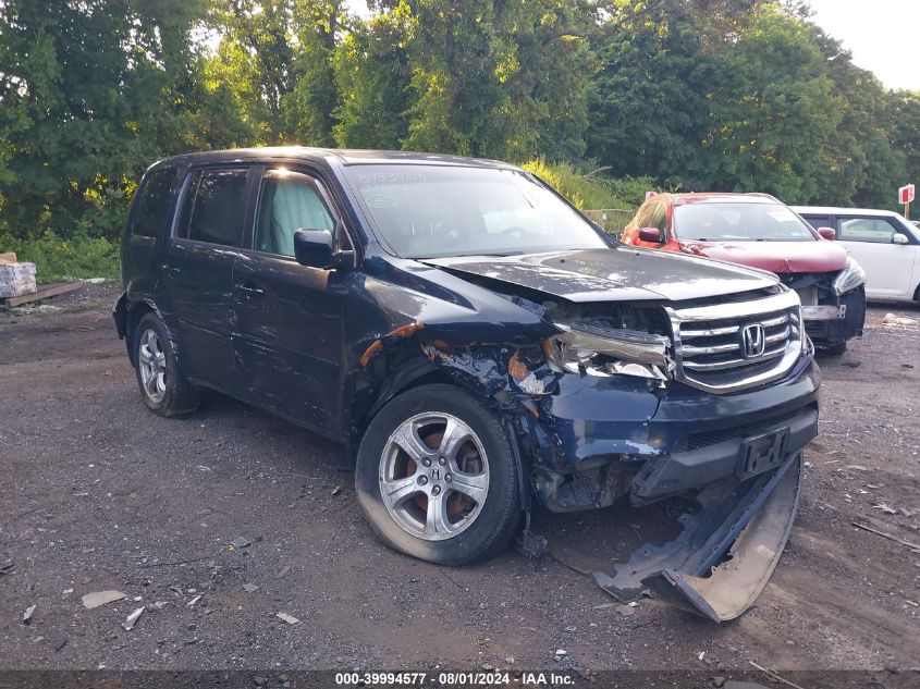 2012 Honda Pilot Ex-L VIN: 5FNYF4H53CB077315 Lot: 39994577