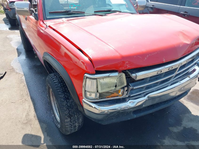 1996 Dodge Dakota VIN: 1B7GG23Y7TS531955 Lot: 39994582