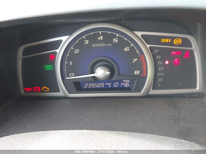 2010 Honda Civic Lx VIN: 19XFA1F58AE051299 Lot: 39994601