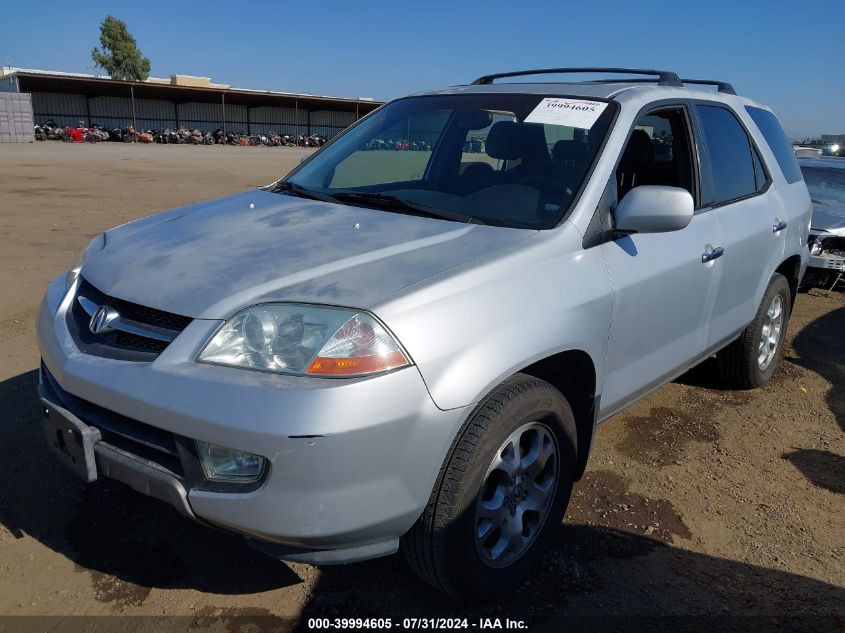 2001 Acura Mdx VIN: 2HNYD18691H516595 Lot: 39994605