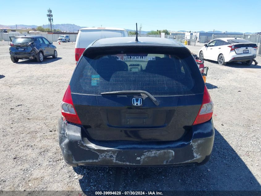 2007 Honda Fit Sport VIN: JHMGD38677S006954 Lot: 39994628