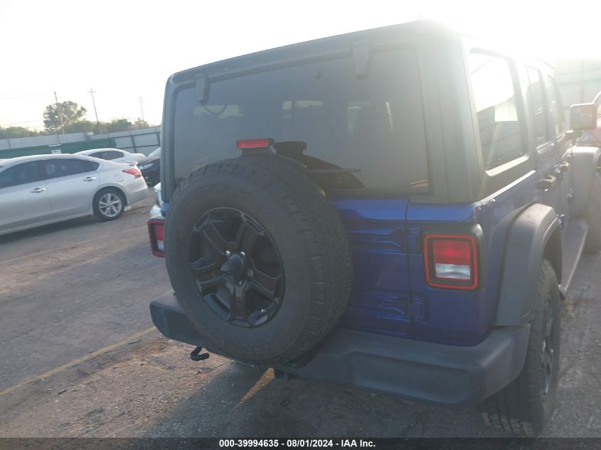 2018 Jeep Wrangler Unlimited Sport S 4X4 VIN: 1C4HJXDN0JW200910 Lot: 39994635