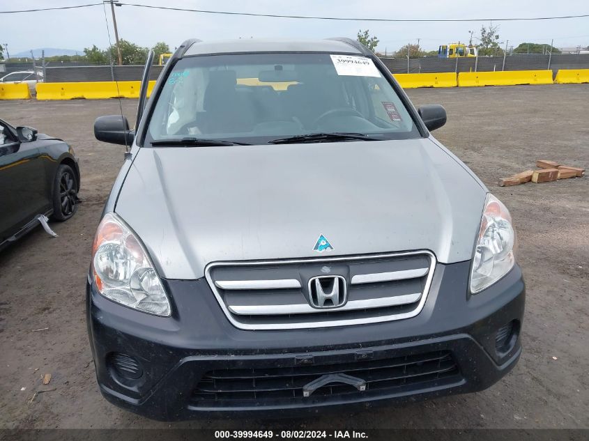 2006 Honda Cr-V Lx VIN: JHLRD68526C004060 Lot: 39994649