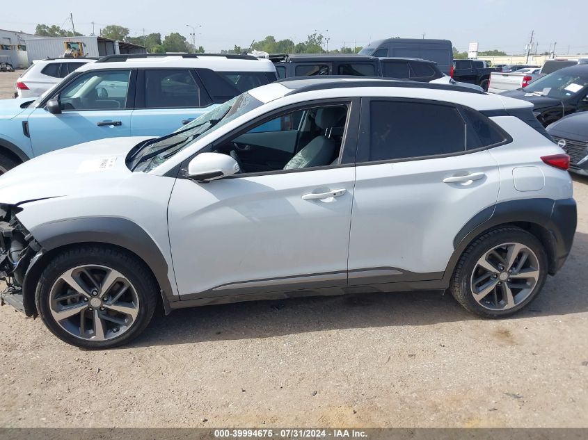 2019 Hyundai Kona Ultimate VIN: KM8K53A57KU360623 Lot: 39994675