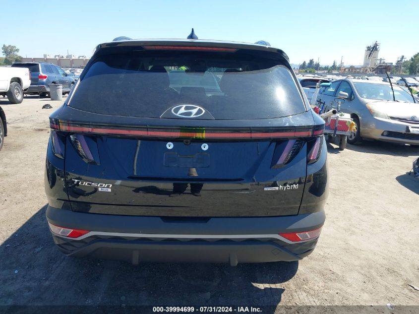 2022 Hyundai Tucson Hybrid Blue VIN: KM8JBCA14NU078896 Lot: 39994699