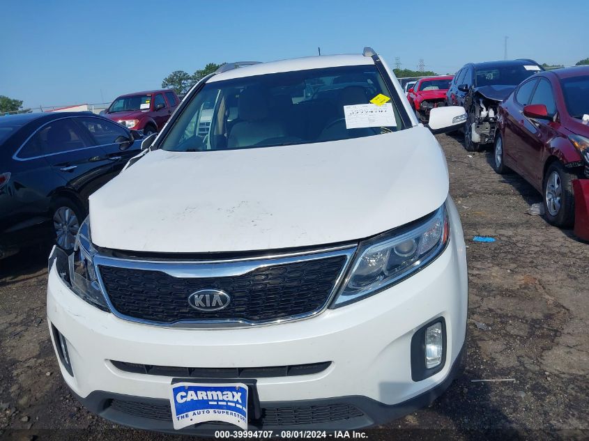 2014 Kia Sorento Lx VIN: 5XYKT4A63EG436000 Lot: 39994707