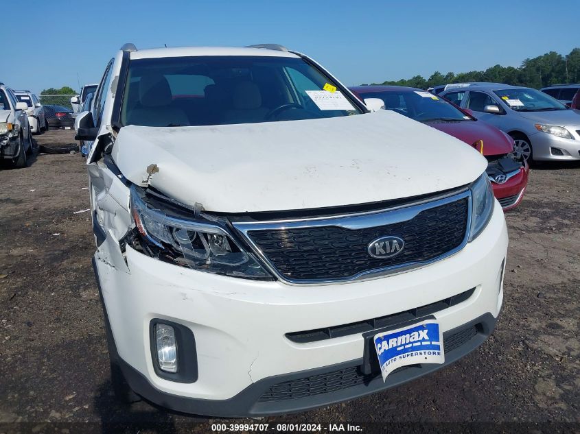 2014 Kia Sorento Lx VIN: 5XYKT4A63EG436000 Lot: 39994707