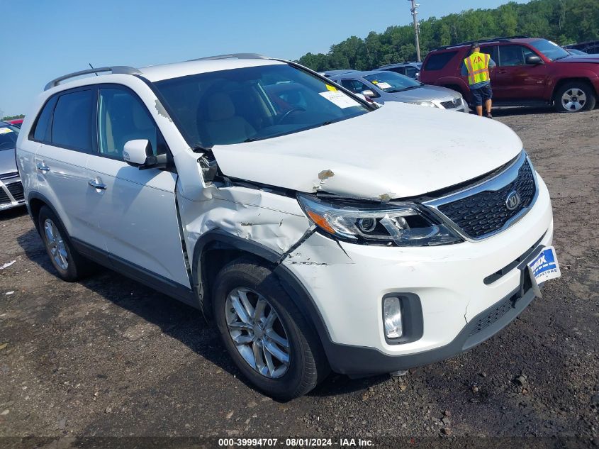 2014 Kia Sorento Lx VIN: 5XYKT4A63EG436000 Lot: 39994707